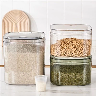 Şeffaf Flip Mühürlü Pirinç Kovası